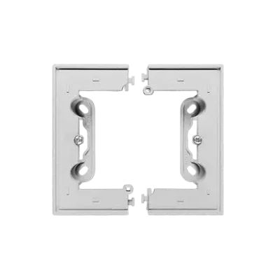 Simon 55 Puszka natynkowa pojedyncza składana do ramek LINE/DUO – Wysokość: 40 mm (1 szt TSC/. = 2 elementy) Aluminium mat TSC/143 KONTAKT (TSC/143)